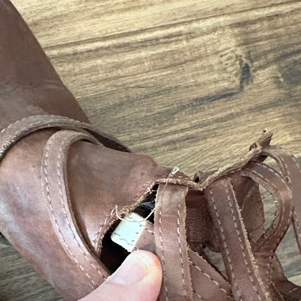 Freebird by Steven Distressed Brown Ankle Booties - Picture 4 of 4